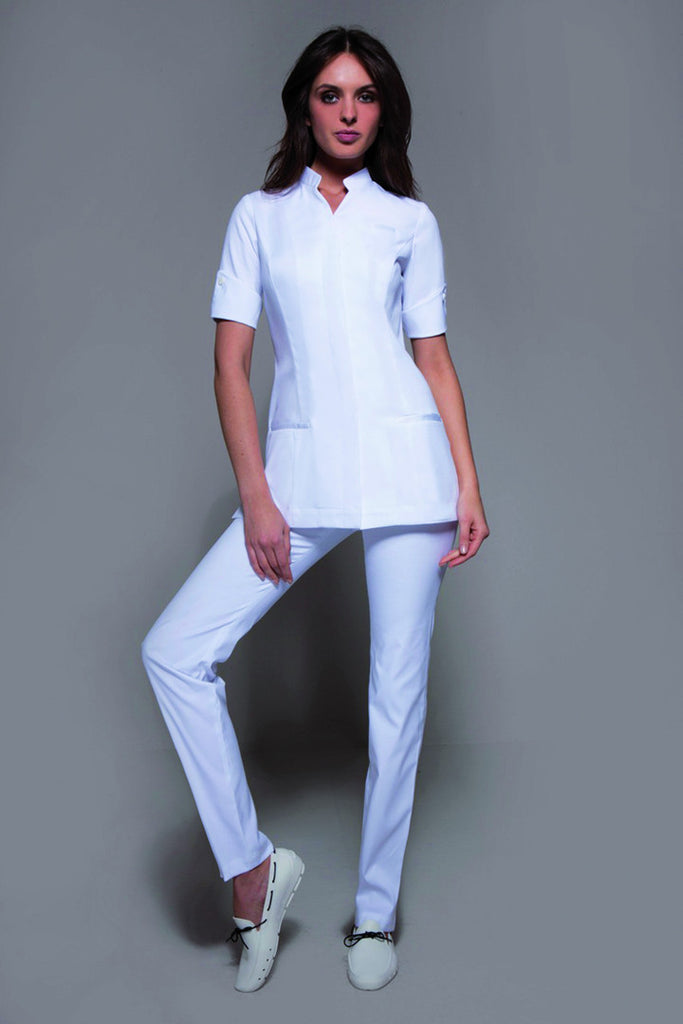 NIAGARA Tunic (White) - Spa - Beauty - Medical, Tunics - stylemonarchy.com
