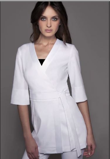 NAGOYA Tunic (White) by STYLEMONARCHY. Spas - Beauty - Medical