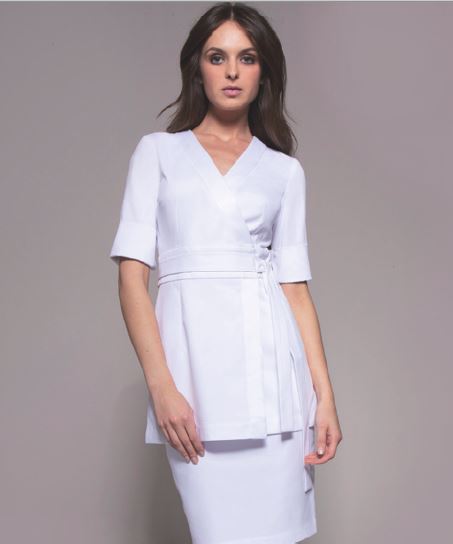 NAGOYA Tunic (White) by STYLEMONARCHY. Spas - Beauty - Medical, Tunics - stylemonarchy.com