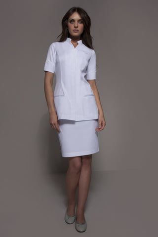 SEATTLE Tunic (White) by STYLEMONARCHY. For Spas - Beauty - Medical