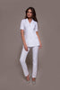 SEATTLE Tunic (White) by STYLEMONARCHY. For Spas - Beauty - Medical, Tunics - stylemonarchy.com