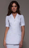 SEATTLE Tunic (White) by STYLEMONARCHY. For Spas - Beauty - Medical, Tunics - stylemonarchy.com