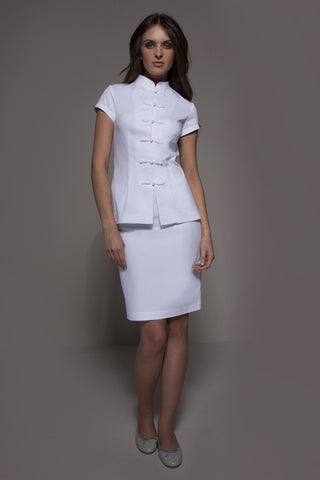 MANHATTAN Skirt (White) - Spa - Beauty - Medical